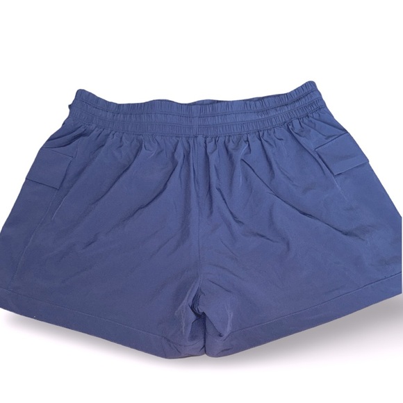 Apana Blue Running Elastic Waist Drawstring Shorts Biker Shorts Size XL - Picture 5 of 7
